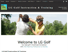 Tablet Screenshot of lg-golf.com